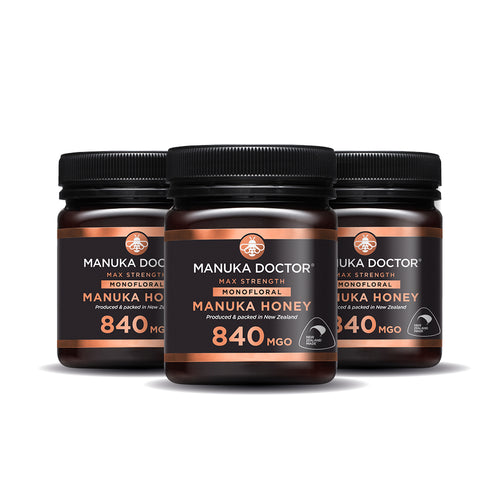3 x 840 MGO Manuka Honig 250g